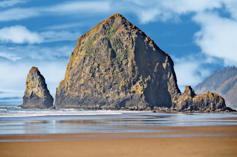 Cannon Beach Haystack Rock Oregon Pacific Northwest