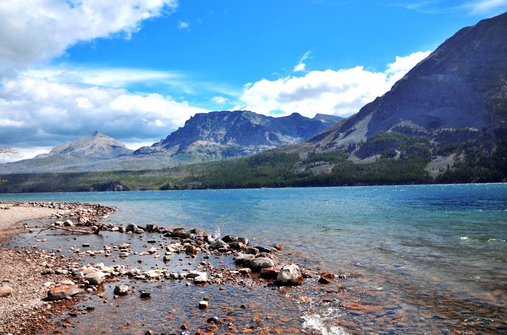St. Mary's Lake Glacier National Park Montana