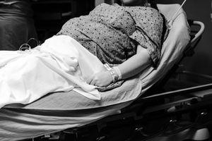 Expecting mom before birth at Dupont Hospital with Tiffany Bergamino Photography