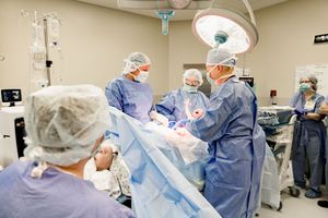 C-section birth photography at dupont hospital with Tiffany Bergamino Photography