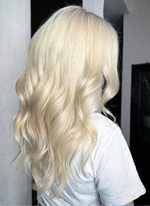 Platinum Blonde Hair.