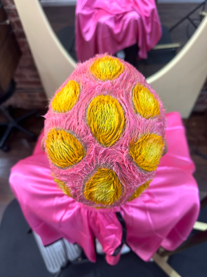 Candy Crush lemon drop inspired color done by Angelis