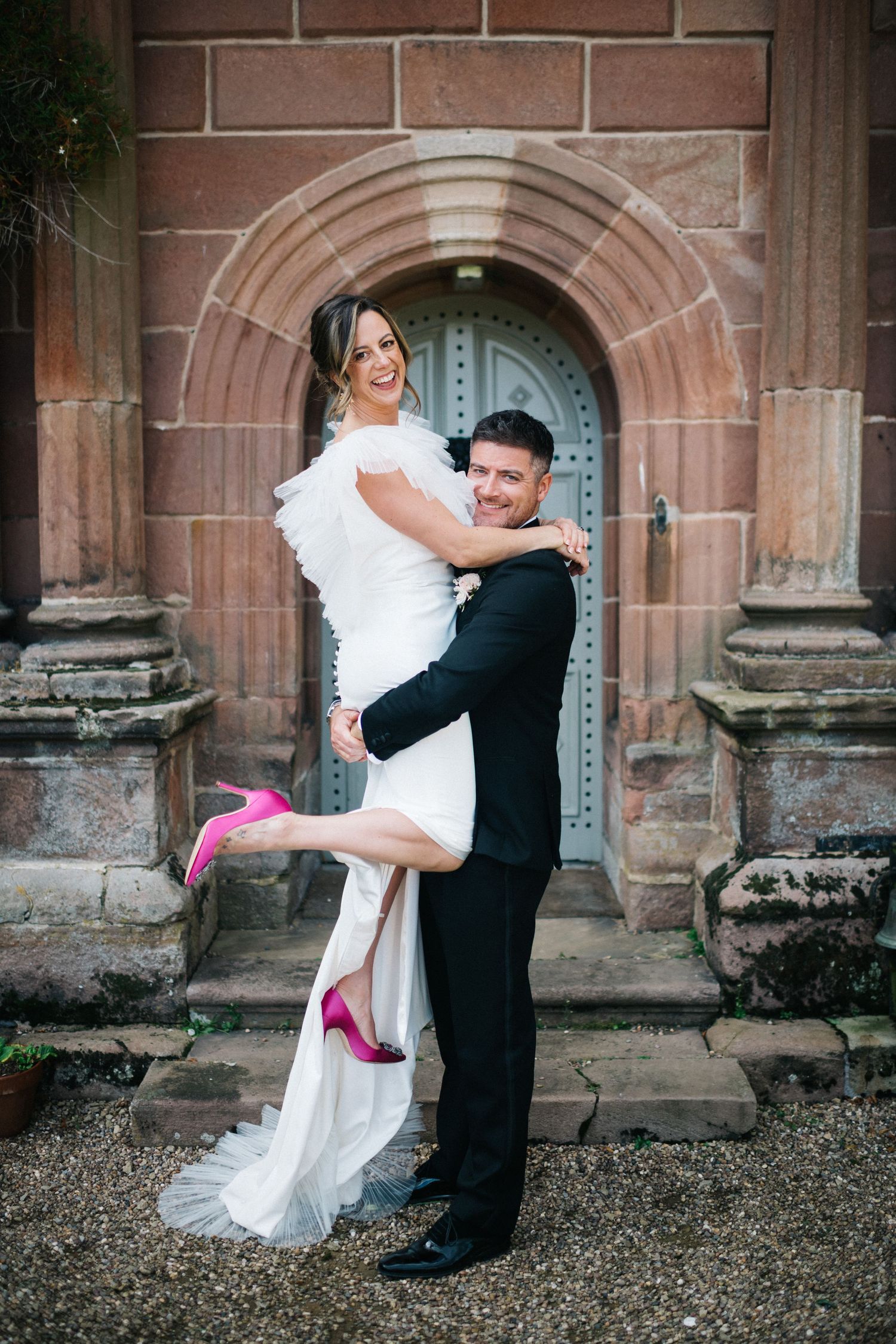 Boat party, Ullswater steamer, Inn on the Lake wedding, bride dancing