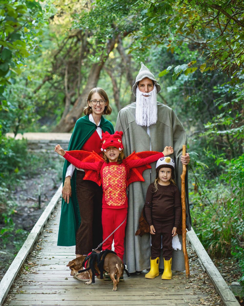 family halloween photo mini session Austin Texas Mills Pond Wells Branch