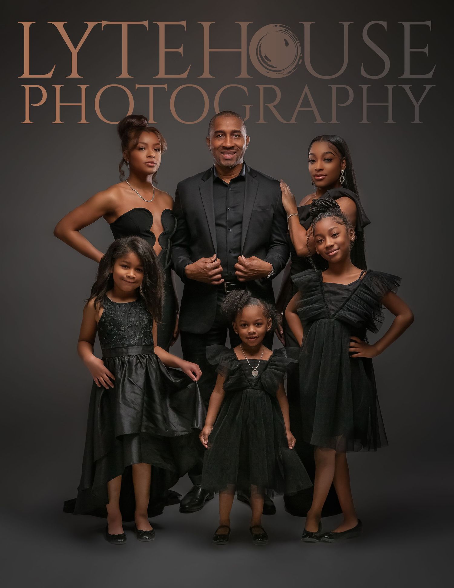 the family is dressed in traditional african , in the style of bold color blobs, pointillist florals