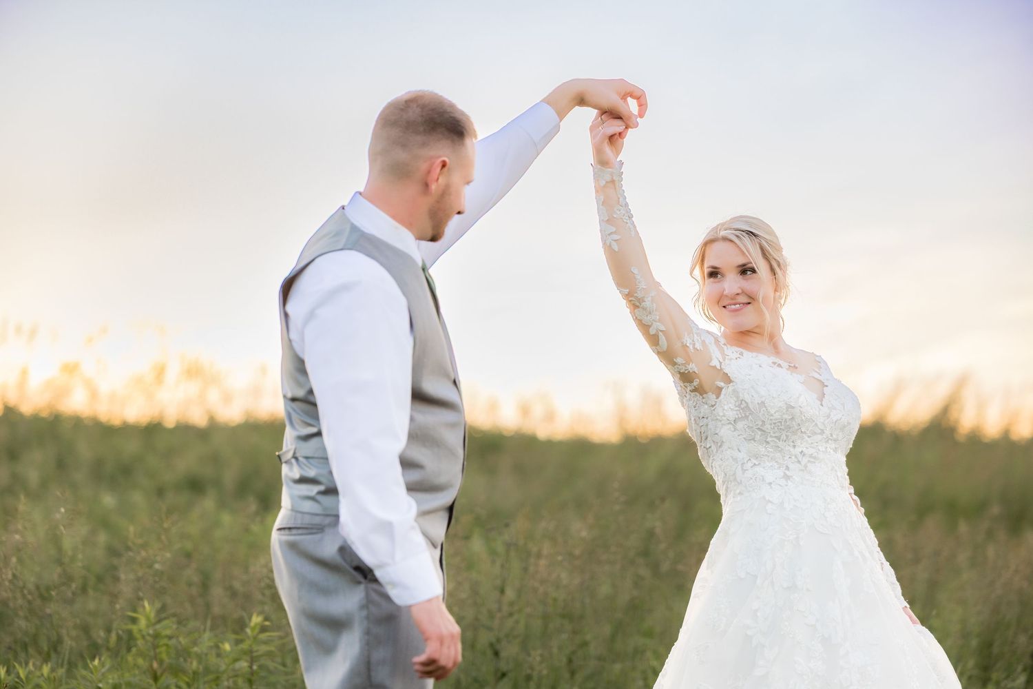 a wedding photo in northern Cambria at Joiner Farms by Edward Jacob Photography