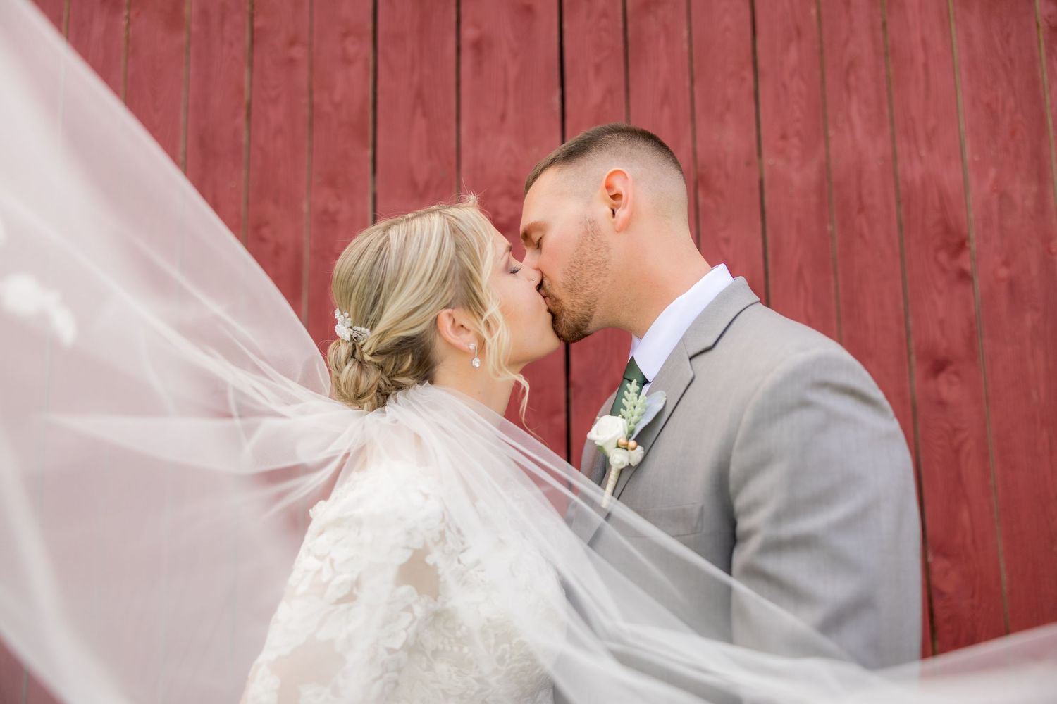 a wedding day photo in northern Cambria, pa at Joiner Farms by Edward Jacob Photography