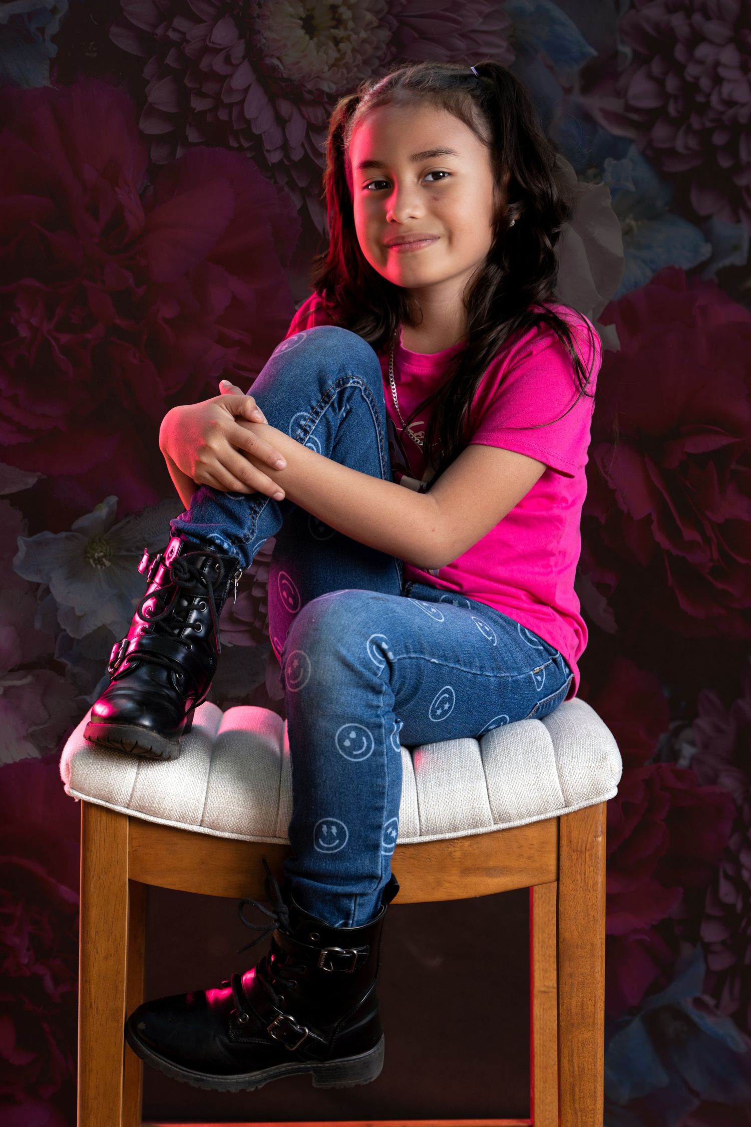Kids portrait session, studio, Lanham, Maryland