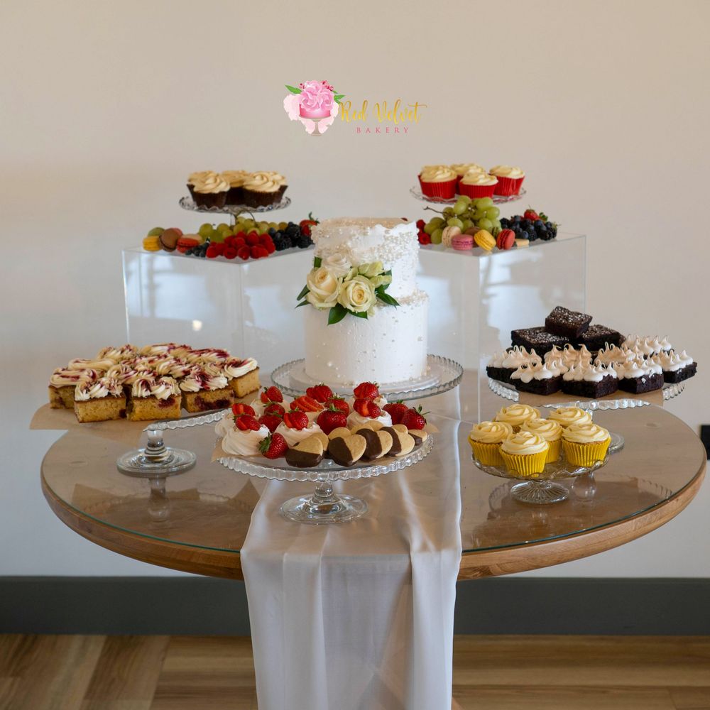 Gluten free wedding dessert table