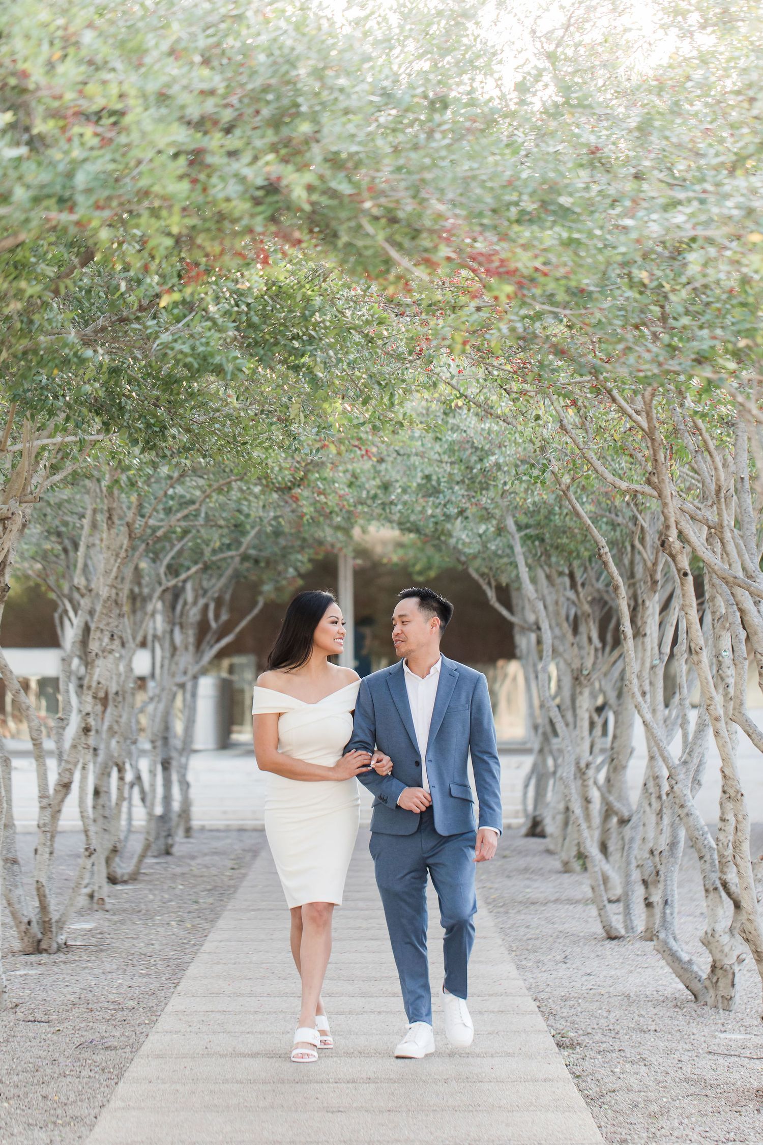 Engagement Session at the Dallas Arboretum and Botanical Gardens.