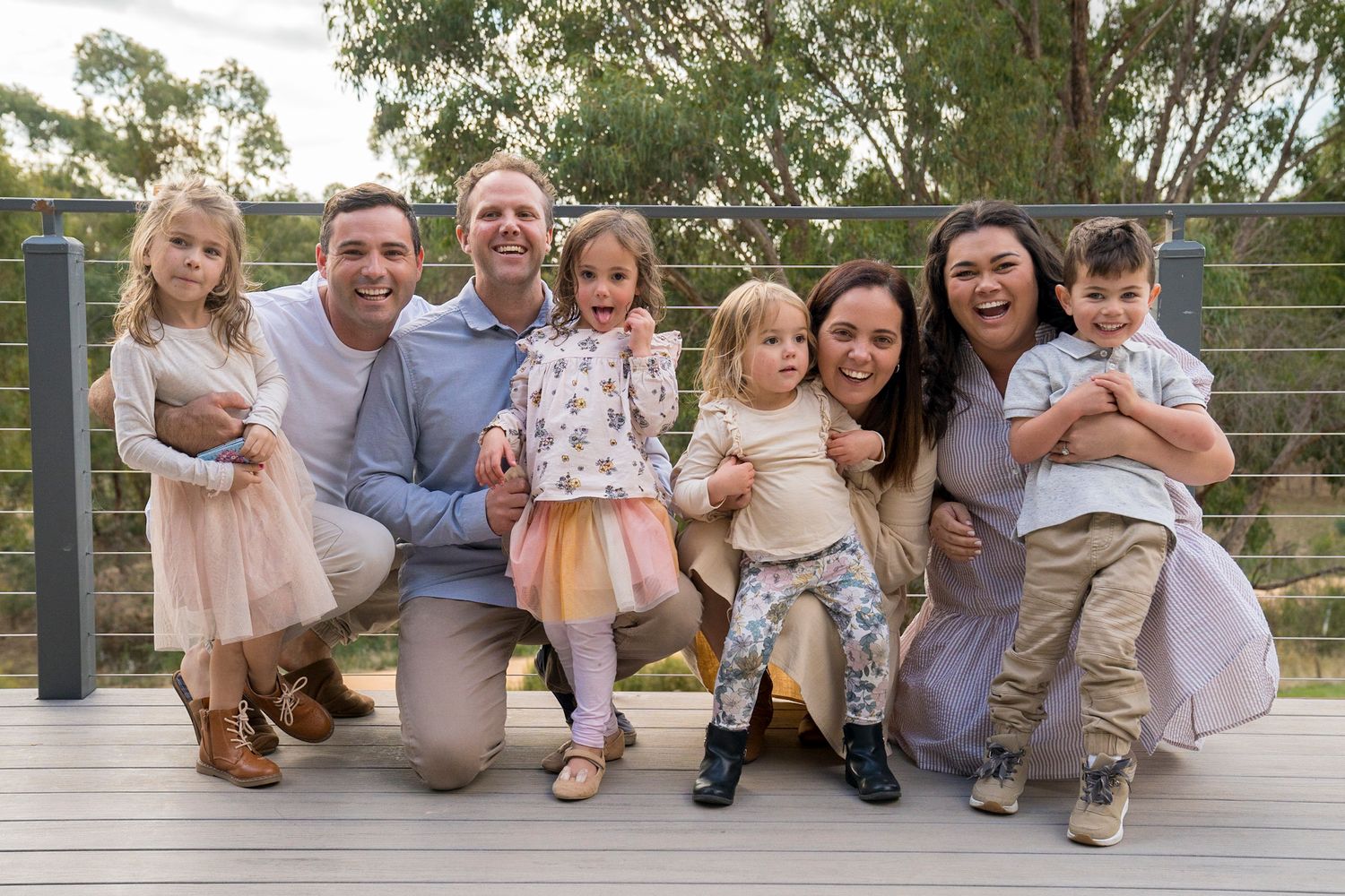 Family photographs at beautiful location