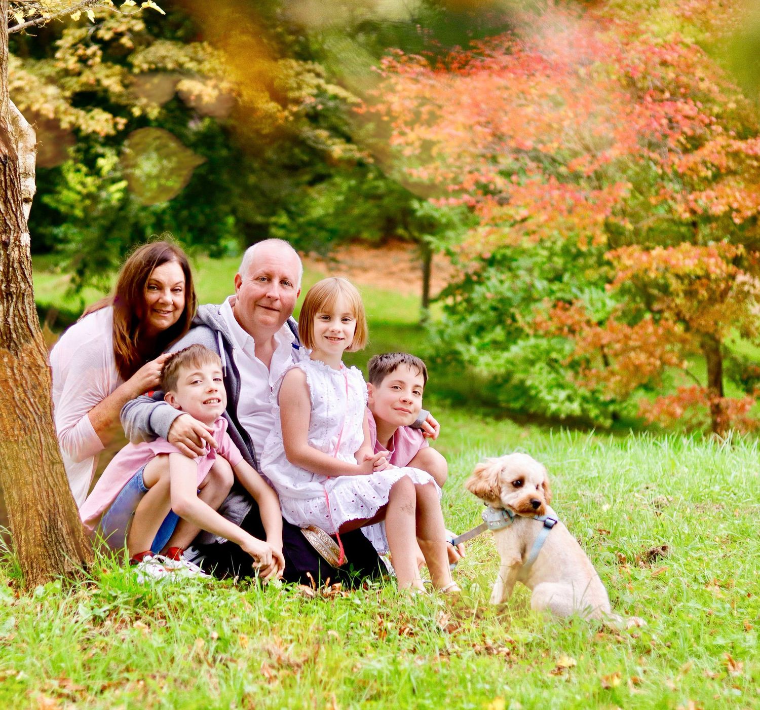 The feeling of being united, such as family booking your special day for a brief, meaningful family photo session at your favourite location
