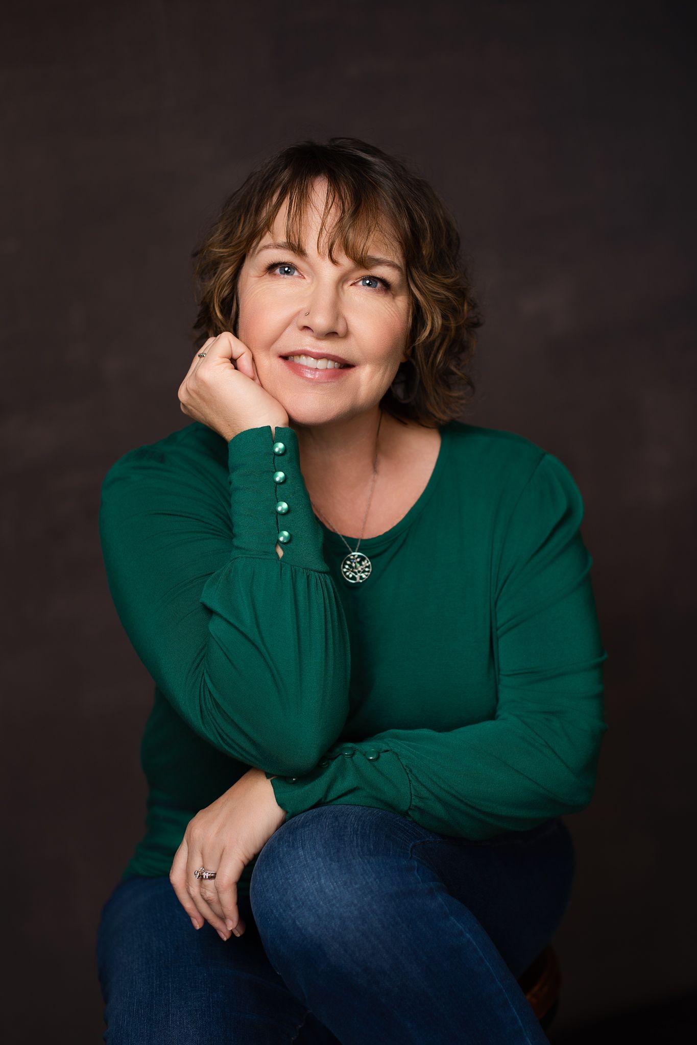 Editorial portrait created in Seattle studio