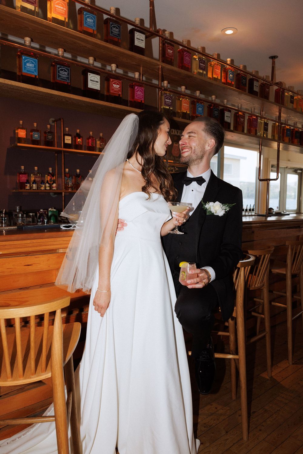 Wedding celebration at The Newfoundland Distillery in Clarke's Beach, Captured by Newfoundland Wedding Photographer, Kaitlyn Yvette