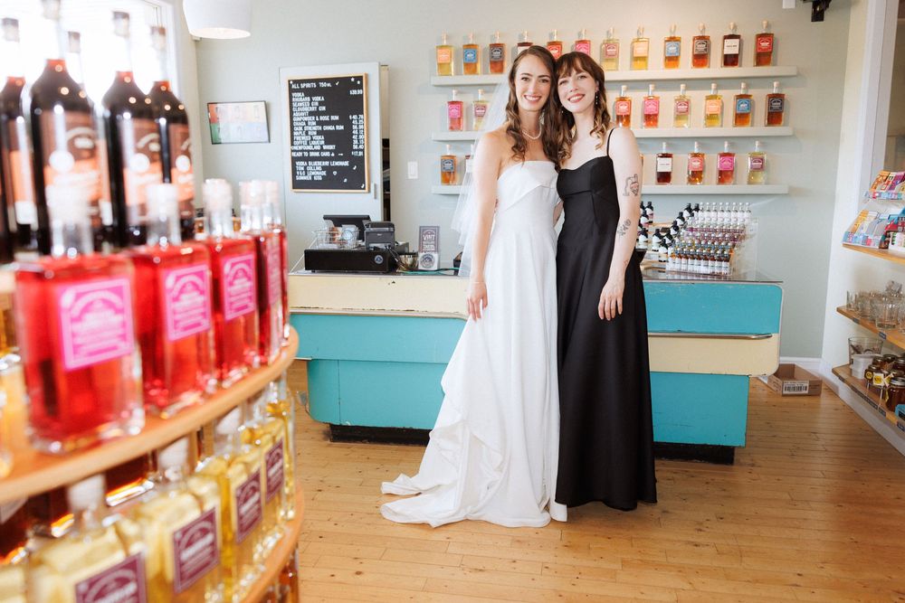 Wedding celebration at The Newfoundland Distillery in Clarke's Beach, Captured by Newfoundland Wedding Photographer, Kaitlyn Yvette