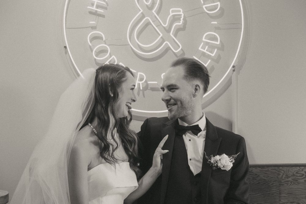 Wedding celebration at The Newfoundland Distillery in Clarke's Beach, Captured by Newfoundland Wedding Photographer, Kaitlyn Yvette