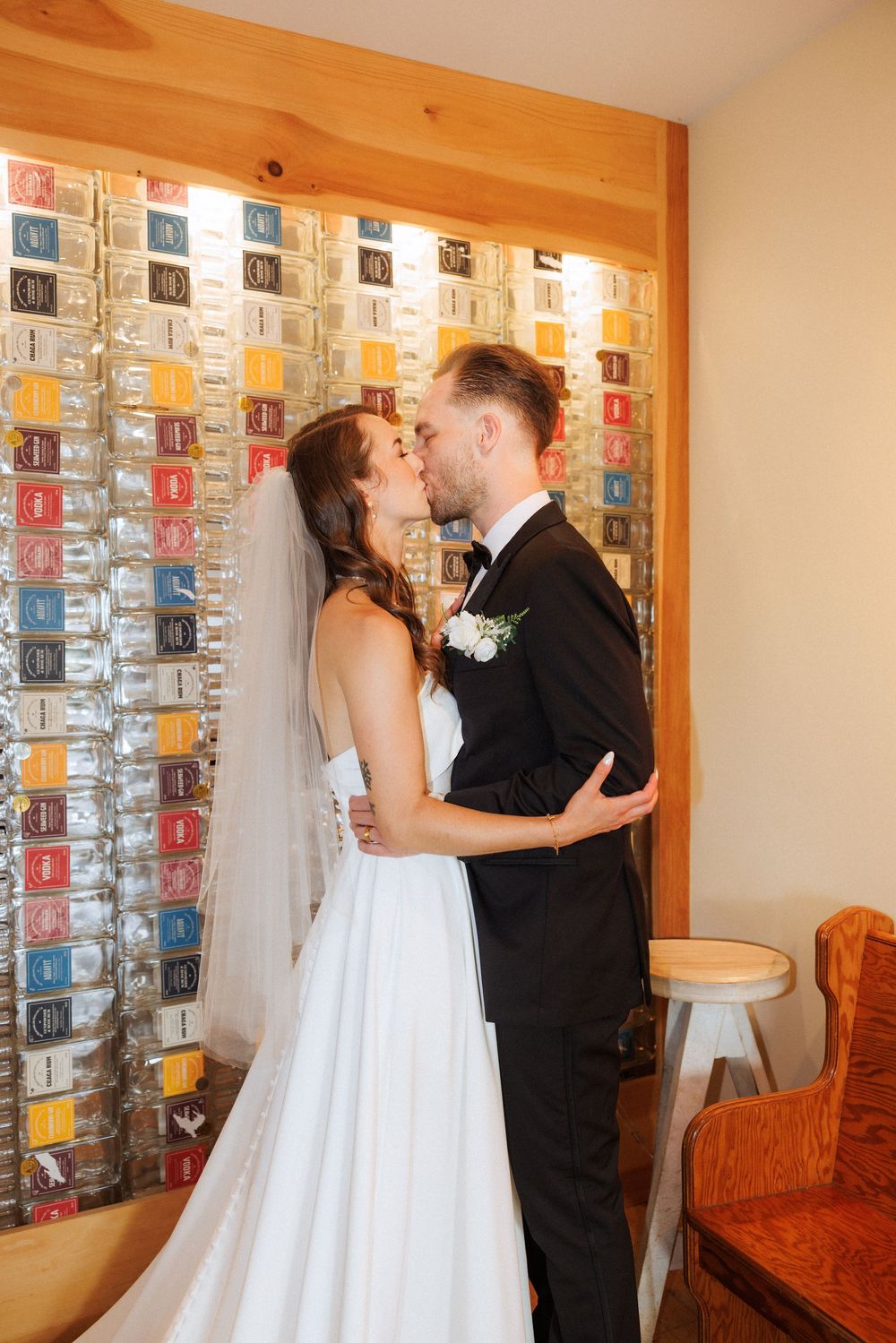 Wedding celebration at The Newfoundland Distillery in Clarke's Beach, Captured by Newfoundland Wedding Photographer, Kaitlyn Yvette