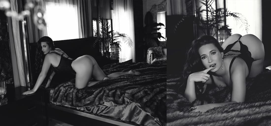 Black and white artistic photo sequence showing movement and shadows in dramatic lighting.