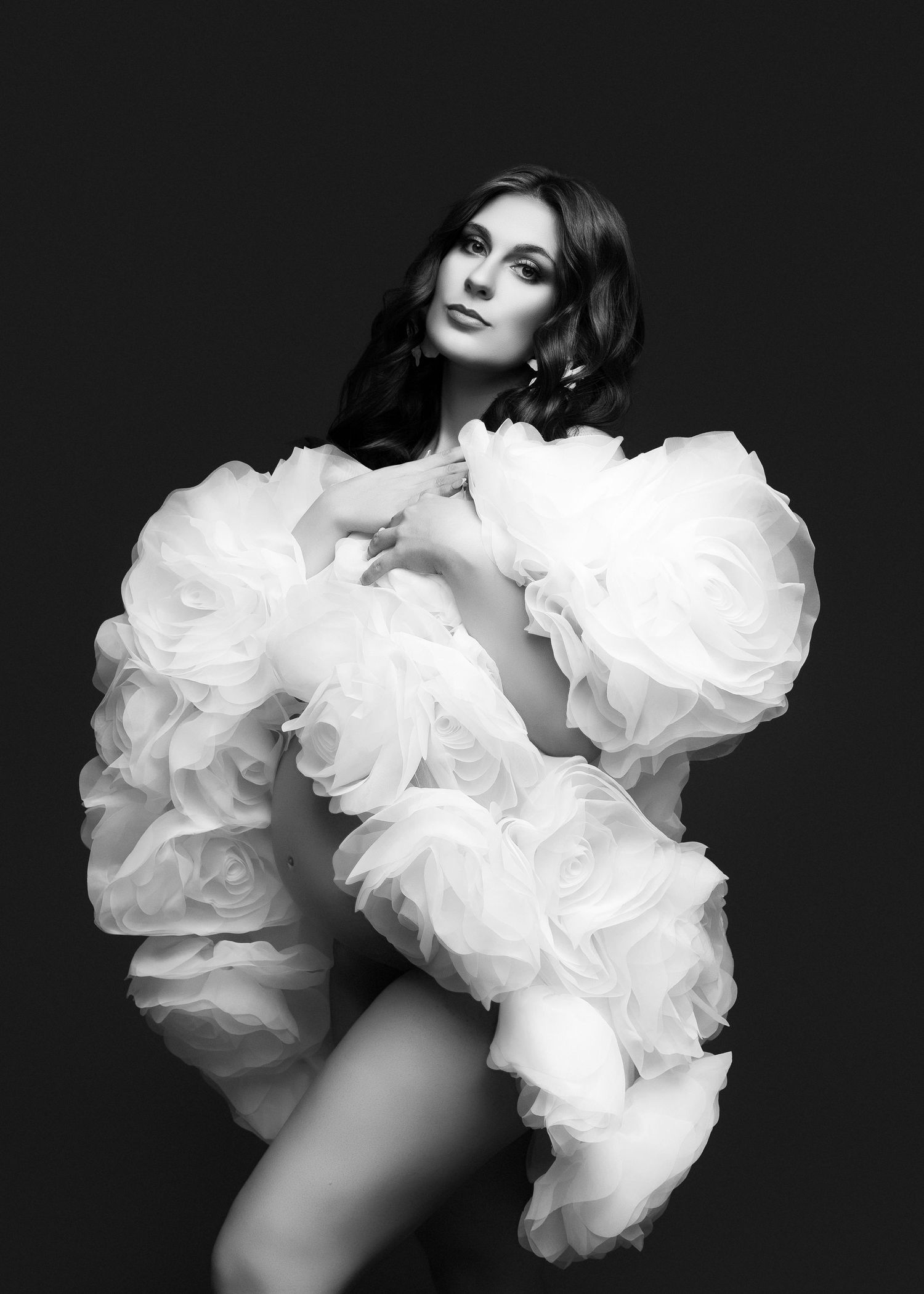 couture maternity photos