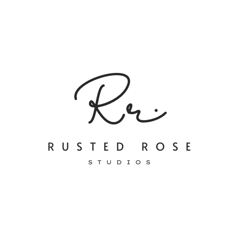 Rusted Rose Studios logo for weddings