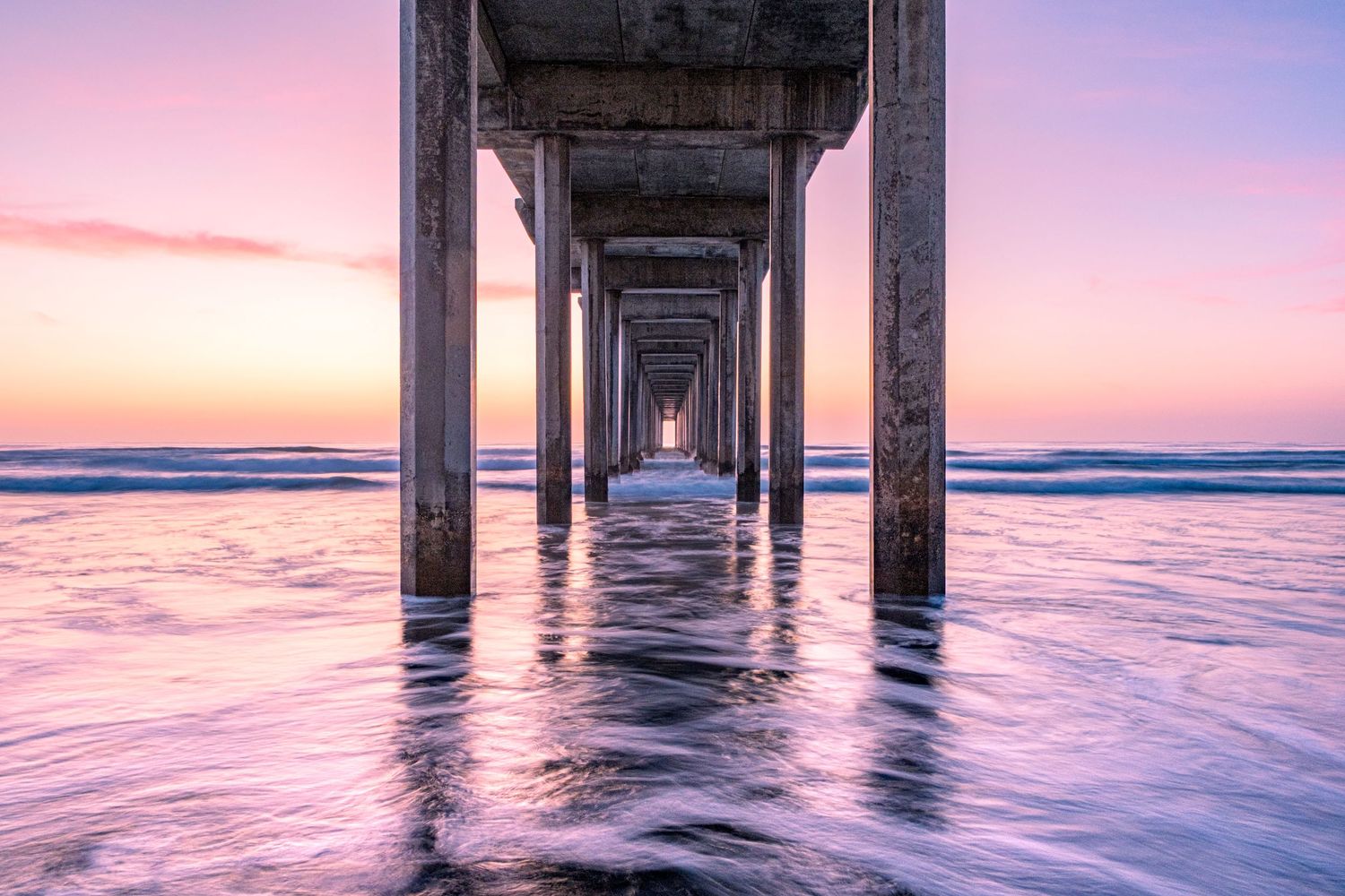 Sunset and a Pier