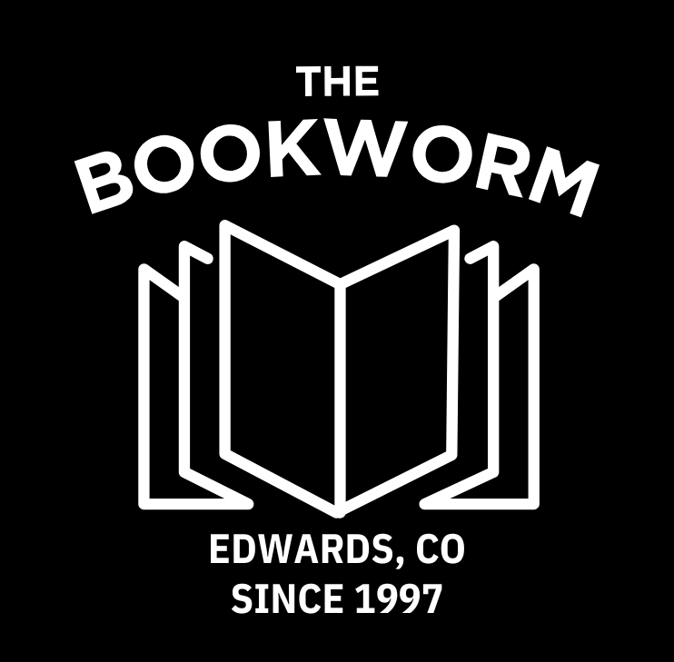 Logos of sponsor of Charlie's Pooch Playoffs "The Bookworm, Edwards, CO, Since 1997"