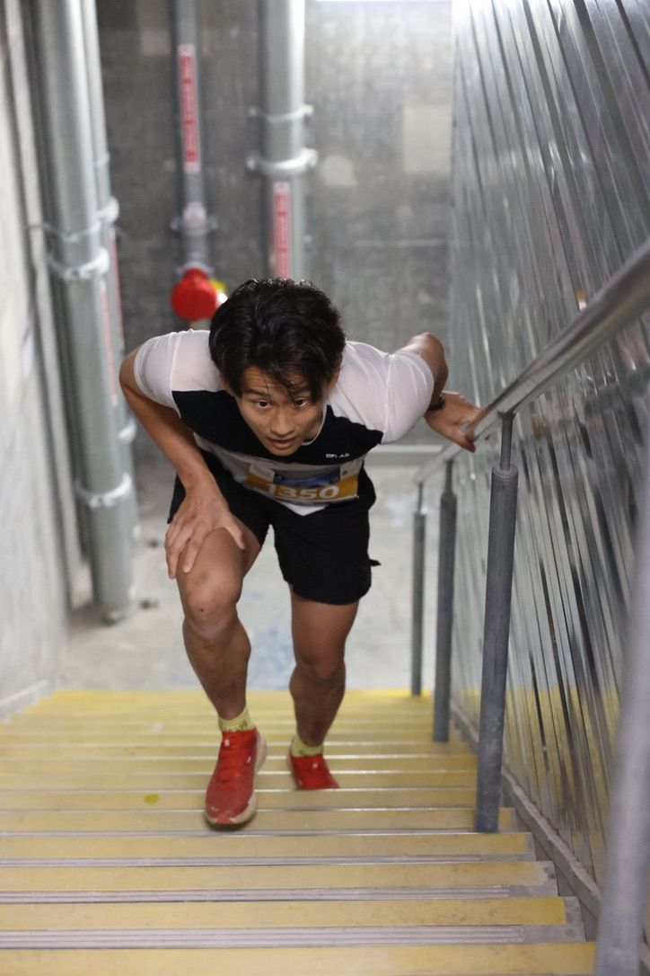 Stair Climb.  Melbourne Sports Photographer.