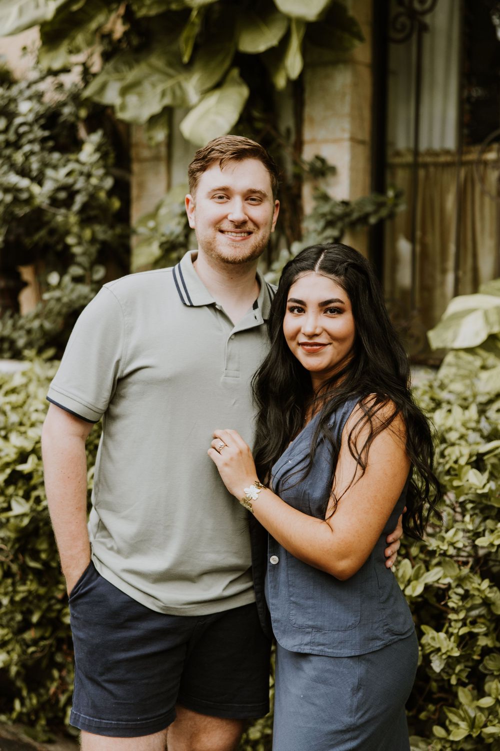 Large family photos in Downtown Palm Beach on the island, at a park and the beach captured by Lindsay McDow Photography