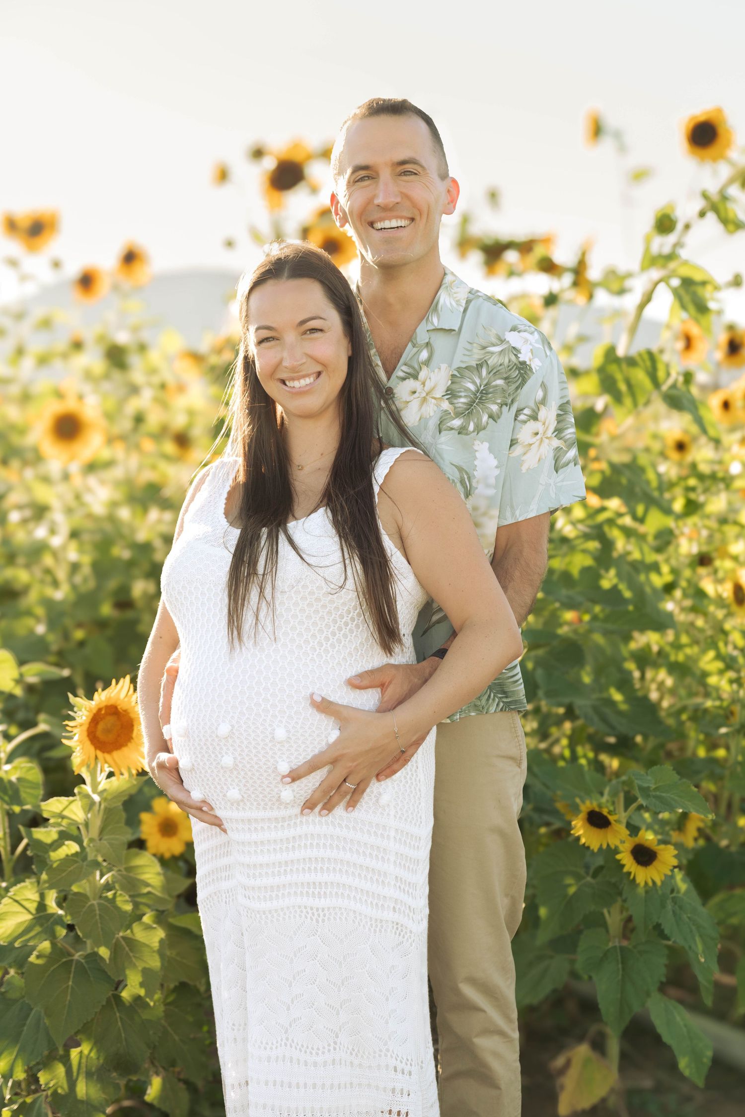 Maternity photos captured at Andelin Family Farms in Sparks, Nevada