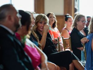 Wedding guests seated at ceremony sharing happy tears.

Indiana Weddings
Illinois Weddings
Michigan Weddings
Weddings