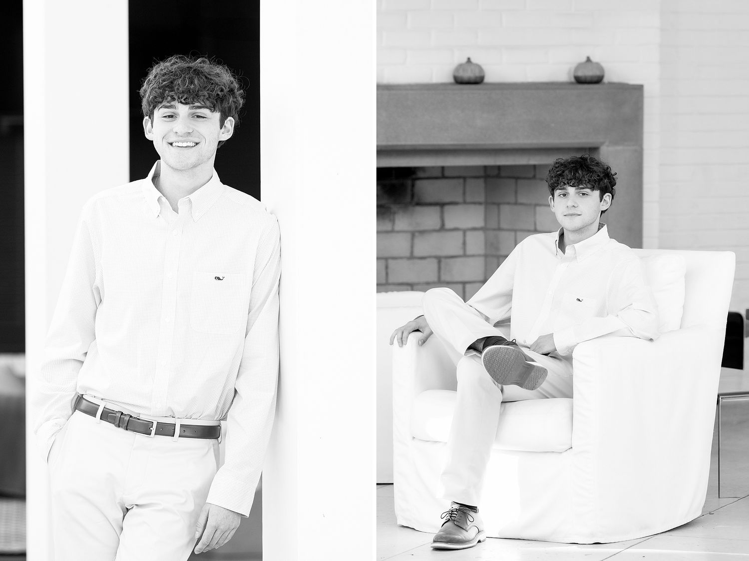 A series of black and white professional headshot style portraits arranged in a horizontal row.