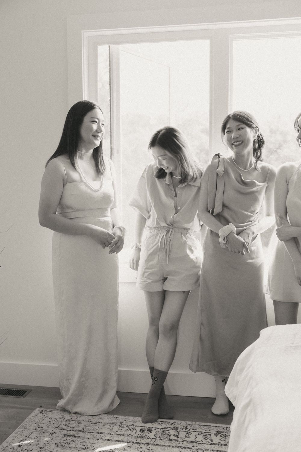 Bride getting ready in Portugal Cove captured by Newfoundland documentary style wedding photographer Kaitlyn Yvette