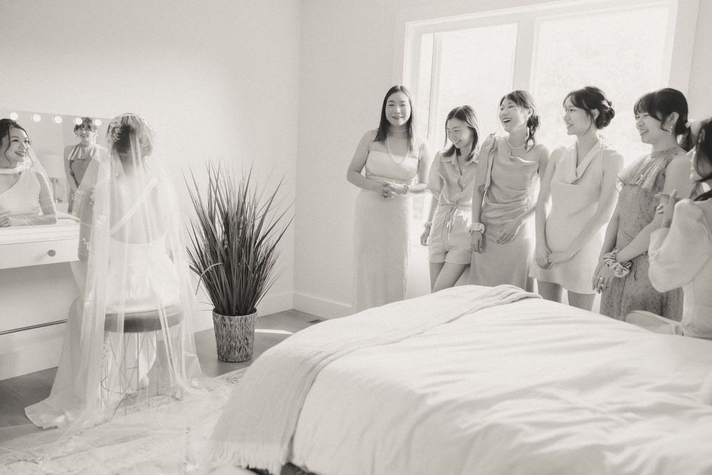Bride getting ready in Portugal Cove captured by Newfoundland documentary style wedding photographer Kaitlyn Yvette