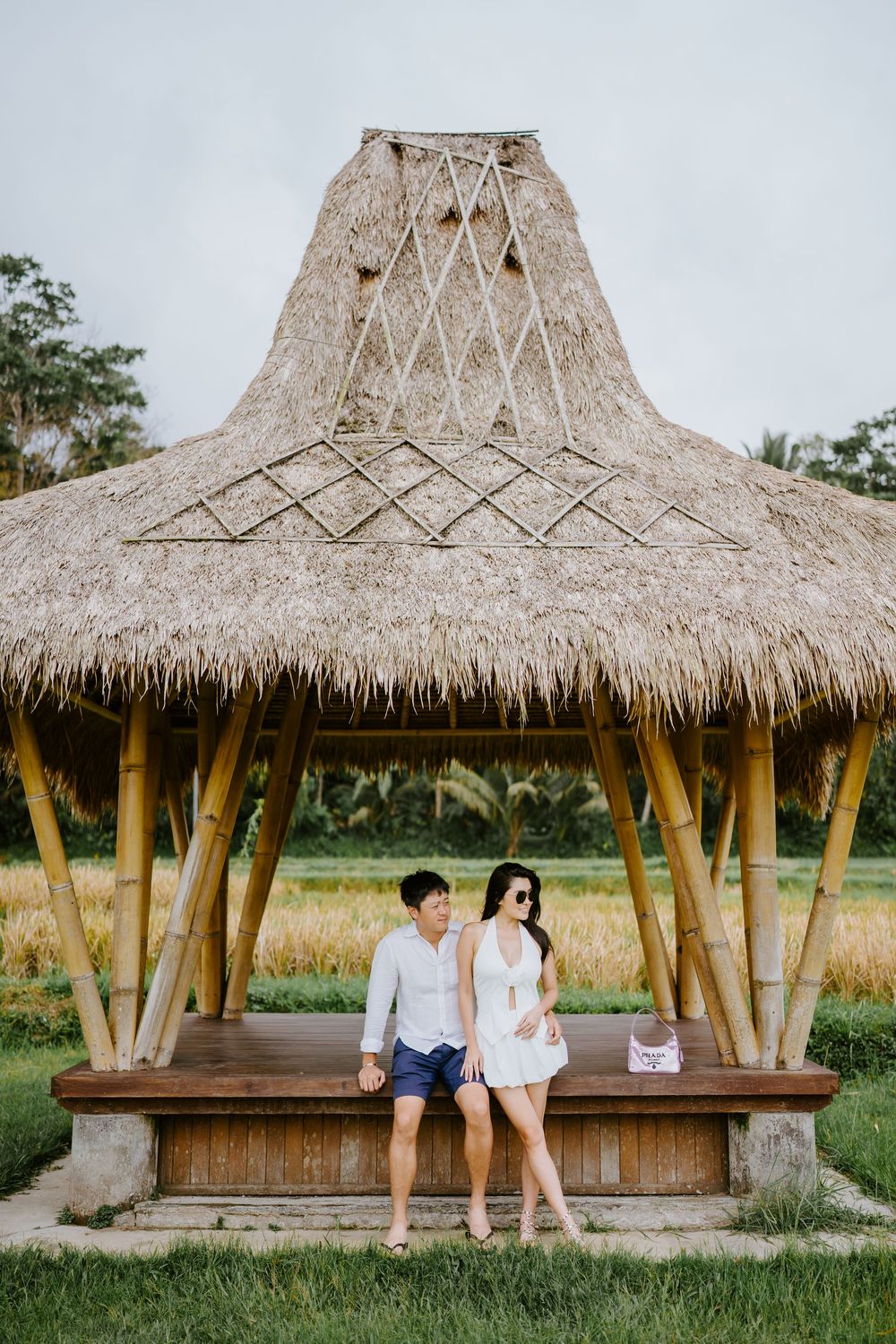 Romantic couple photoshoot in Bali at Capella Ubud