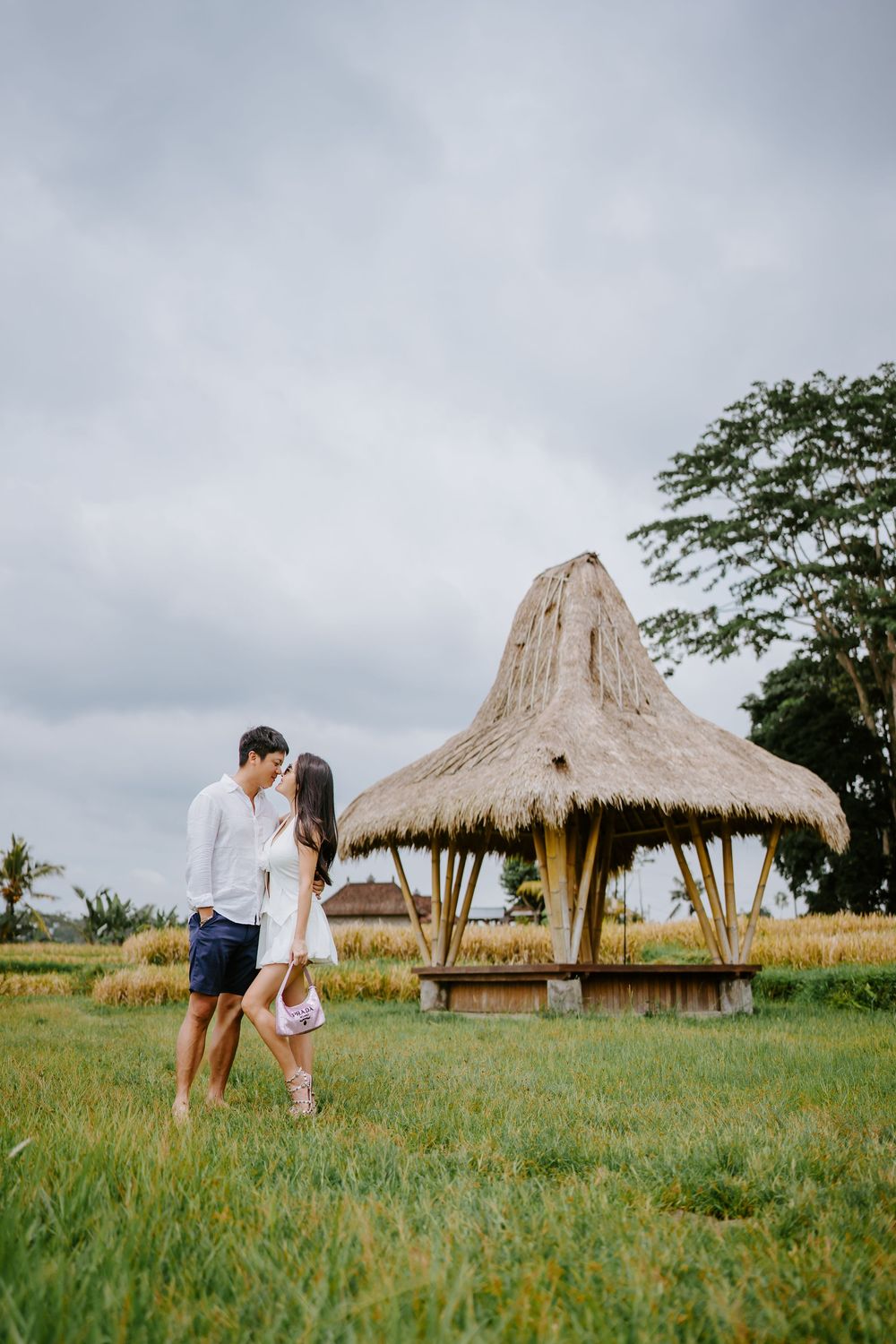 Romantic couple photoshoot in Bali at Capella Ubud