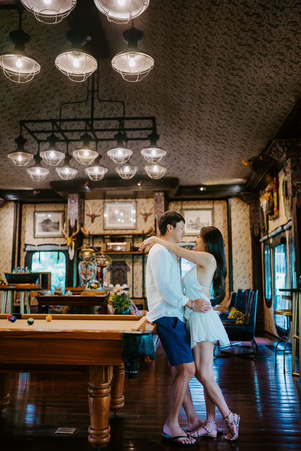 Romantic couple photoshoot in Bali at Capella Ubud