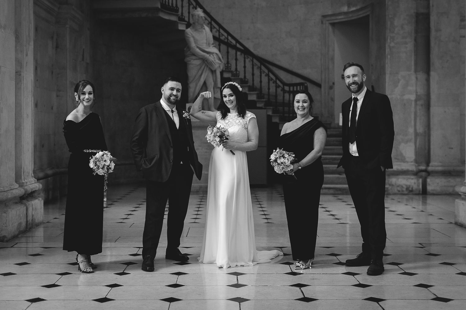 Best wedding photographers Ireland at City Hall Dublin