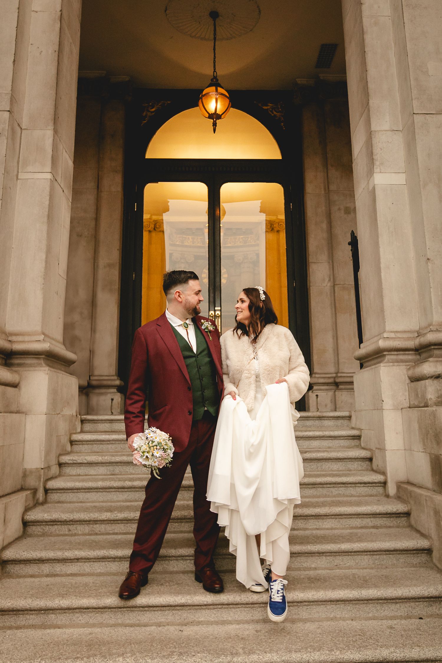 Best wedding photographers Ireland at City Hall Dublin
