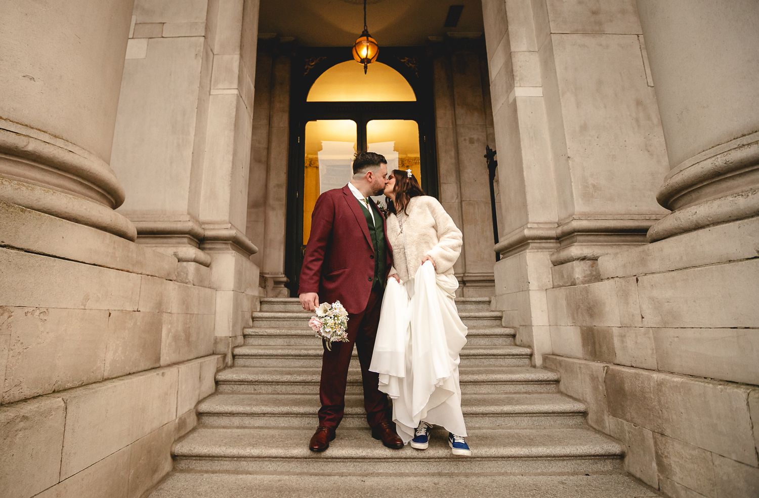 Best wedding photographers Ireland at City Hall Dublin