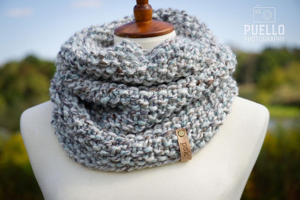 neck scarf by Purple Sky Knits