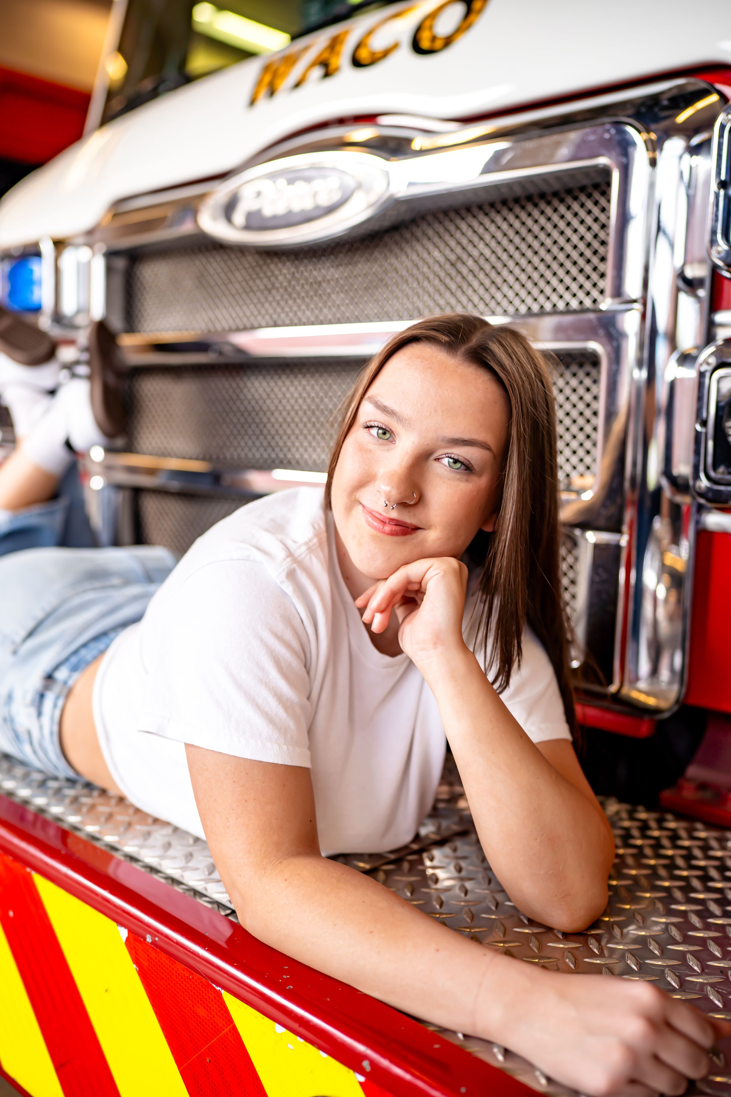 Senior Photographer Waco Texas Waco Fire Station 1