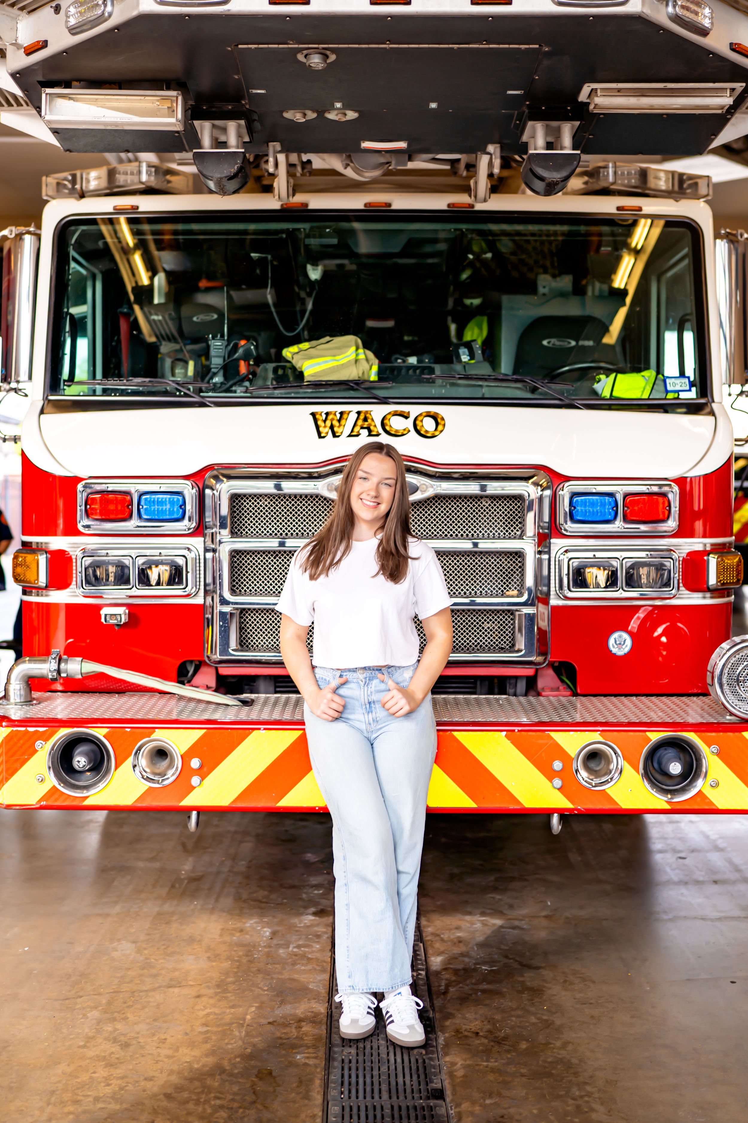 Senior Photographer Waco Texas Waco Fire Station 1