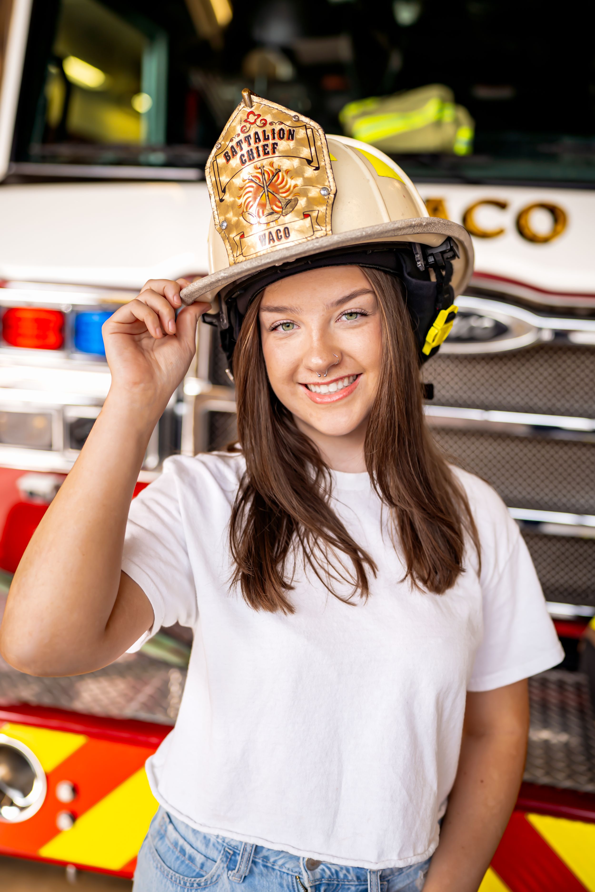 Senior Photographer Waco Texas Waco Fire Station 1