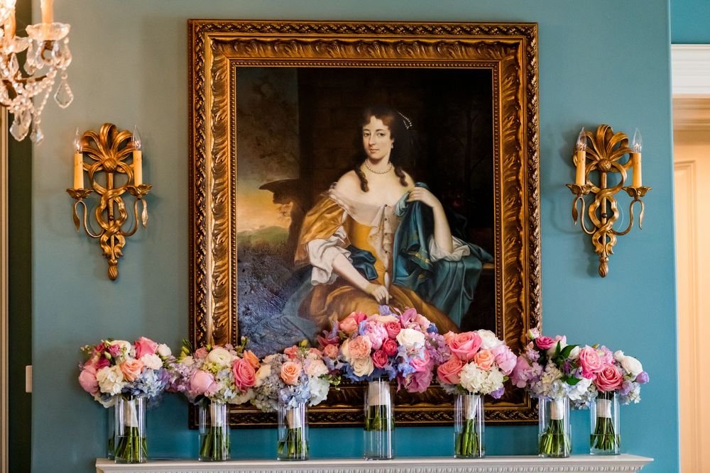 South County photographer Ocean front summer wedding The Chanler at Cliff Walk in Newport Rhode Island, wedding flowers