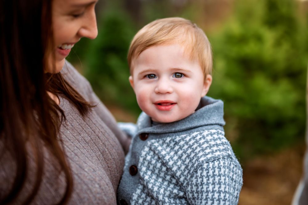 Close-up portrait series showing sweet expressions and tender moments.