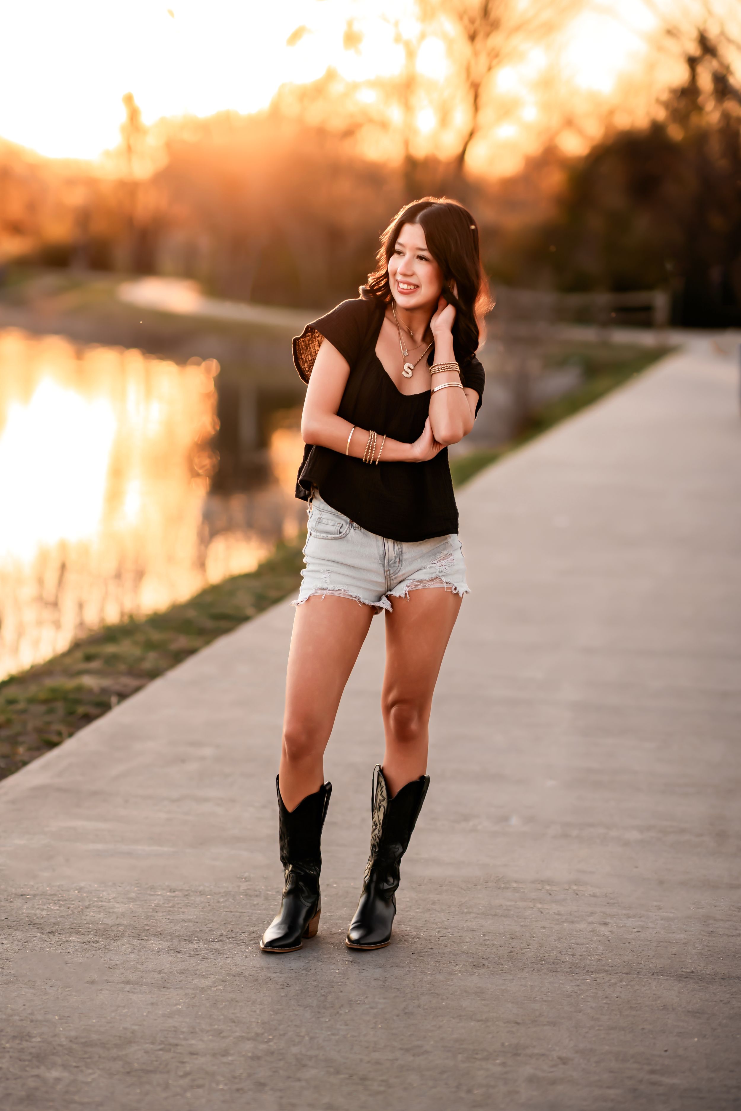 Senior Photography Bailey Park in Burleson, Texas