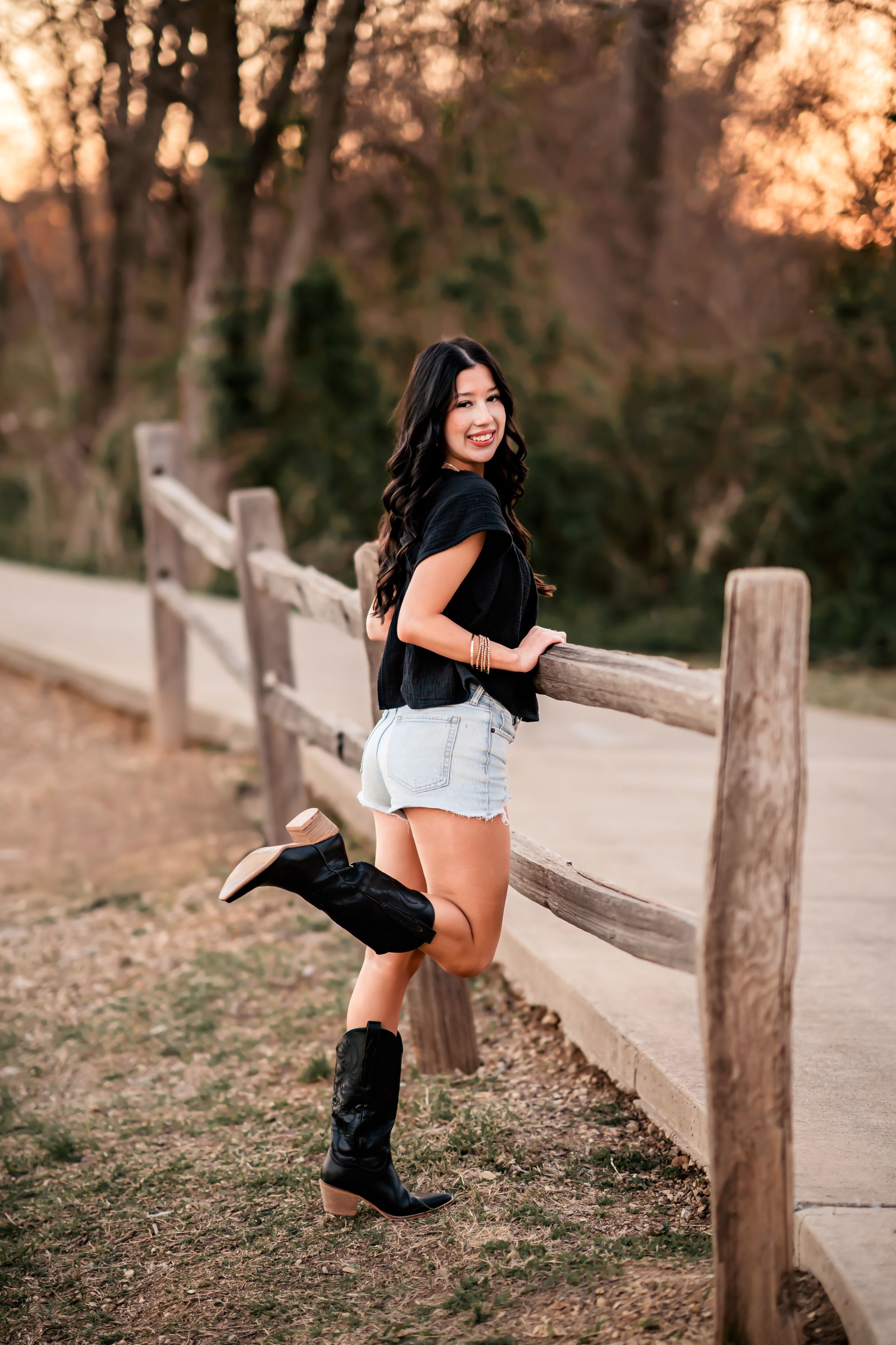 Senior Photography Bailey Park in Burleson, Texas