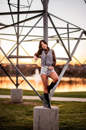 Senior Photography Bailey Park in Burleson, Texas