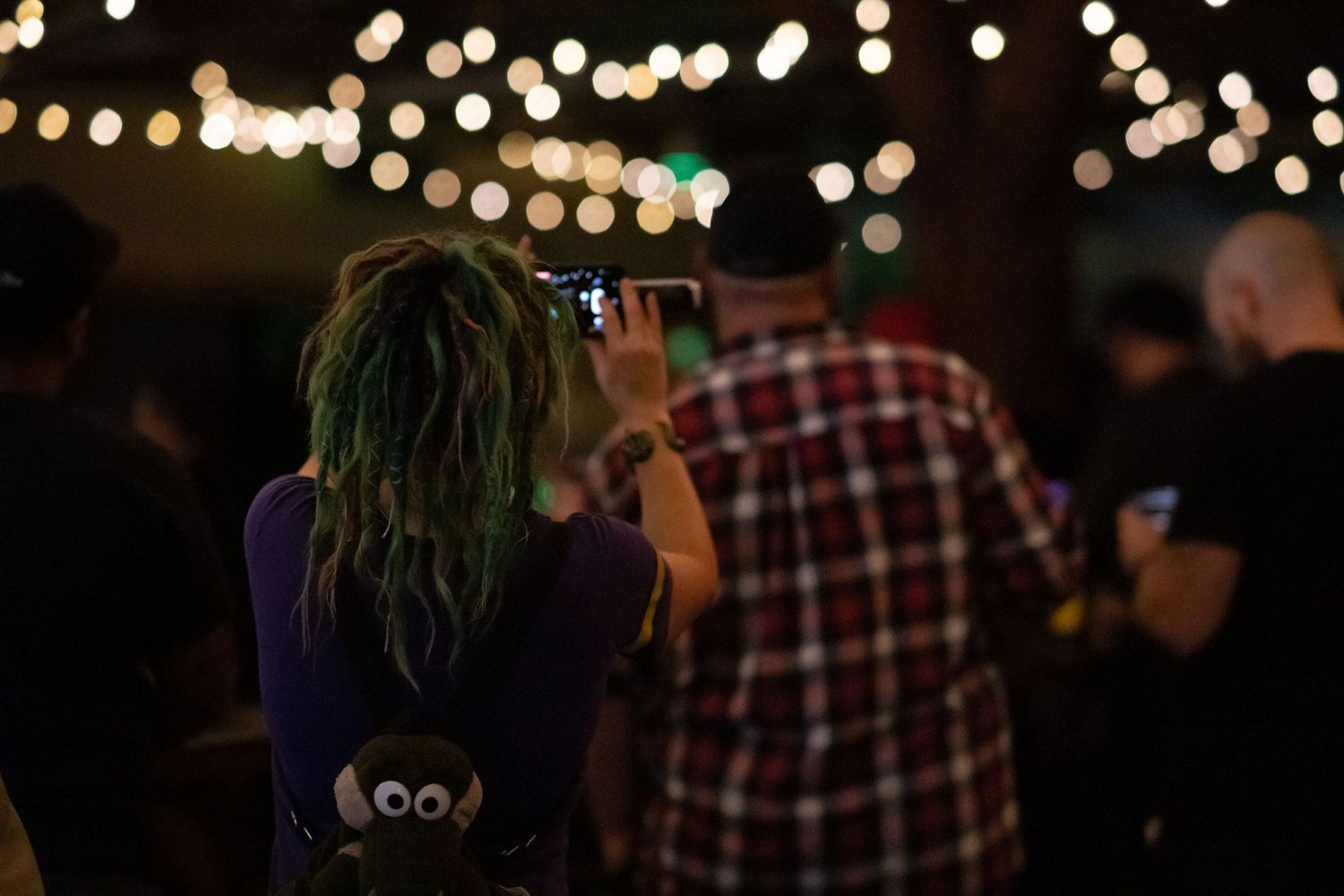 Riverside Concert Photography Audience Member Capturing Concert