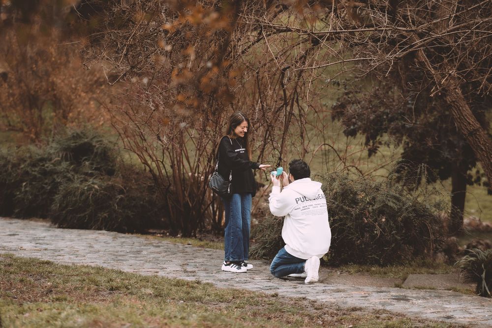 Fotógrafia de propuesta de matrimonio Madrid